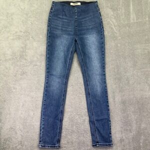 Rock and Roll Denim Skinny Mini‎ Pull On Skinny Jeans Size 27 Blue Wash